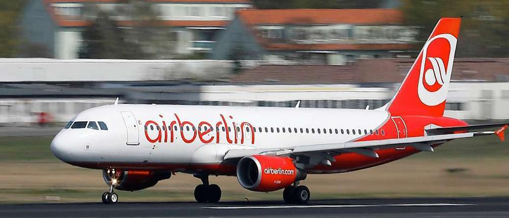 Eine Boeing 737 von Air Berlin sollte angeblich entführt werden.
