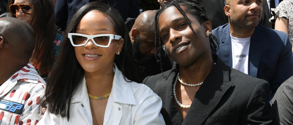 Sängerin Rihanna und der Rapper ASAP Rocky.