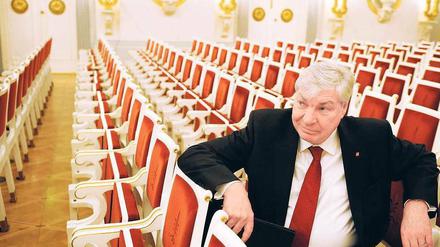 Grund zum Feiern hat DGB-Chef Michael Sommer selten. Beim 60. Geburtstag des Gewerkschaftsbundes im Oktober 2009 im Konzerthaus am Gendarmenmarkt war das anders. Der Bundespräsident gratulierte und betonte die Bedeutung der Mitbestimmung.