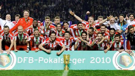 Der FC Bayern München ist DFB-Pokalsieger 2010.