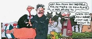 Treffsicher. Eine Seite aus Ralf Königs "Archetyp".