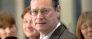 Hellmut Königshaus, der 11. Wehrbeauftragte des Deutschen Bundestages.