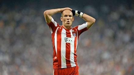 Um den Lohn gebracht: Arjen Robben.