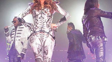 Vier aus der Zukunft. Die Black Eyed Peas in der O2-World. 