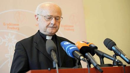 Der Vorsitzende der Deutschen Bischofskonferenz, Erzbischof Robert Zollitsch.
