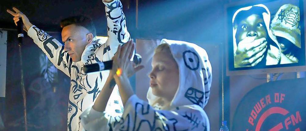 Hype der Stunde. Ninja und Yo-Landi von Die Antwoord.