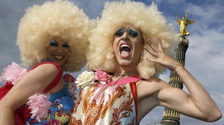 Am Samstag wird Berlin wieder bunt und schrill. (hier der CSD 2008)