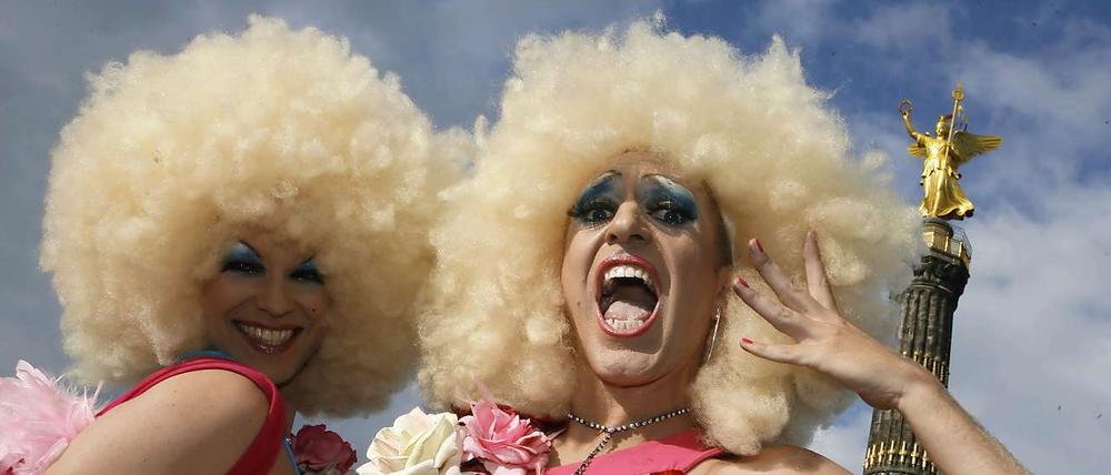 Am Samstag wird Berlin wieder bunt und schrill. (hier der CSD 2008)