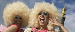 Am Samstag wird Berlin wieder bunt und schrill. (hier der CSD 2008)
