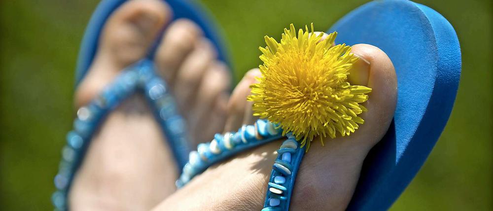 Nicht immer ideal: Flipflops