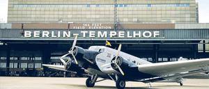 Alte Zeiten. „Tante Ju“ in Tempelhof. ddp