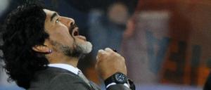 Maradona hofft auf einen Sieg gegen Deutschland.