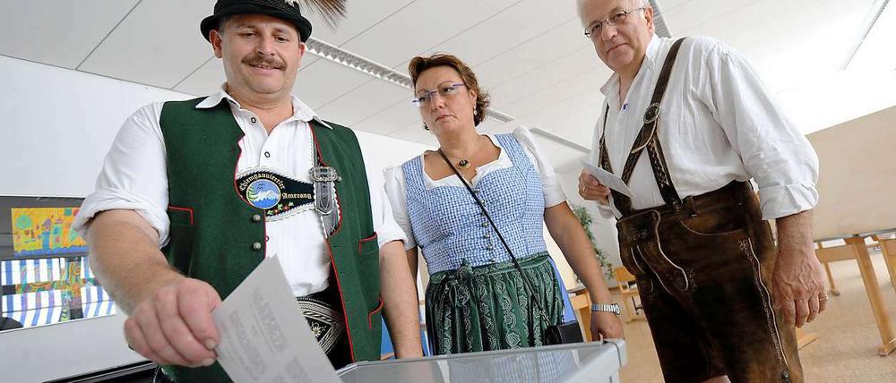 9,4 Millionen Bayern waren zum Volksentscheid aufgerufen.