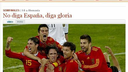 Die spanische Presse bejubelt den Finaleinzug der "Roja".