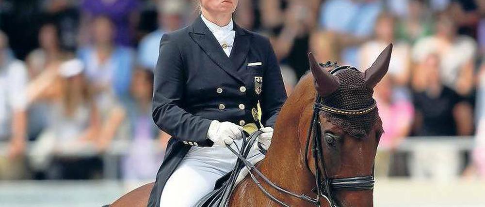 Die Alpha-Reiterin. Isabell Werth darf wieder für Deutschland reiten. Foto: dpa