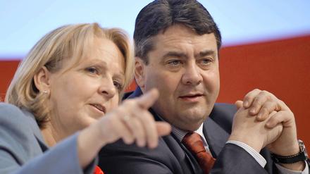 Hannelore Kraft und Sigmar Gabriel
