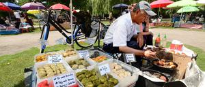 Der thailändische Streetfood-Markt im Berliner Preußenpark.

Foto: Mike Wolff
