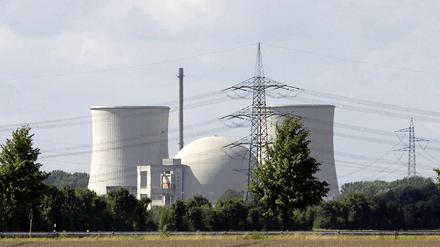 Das Atomkraftwerk Biblis.