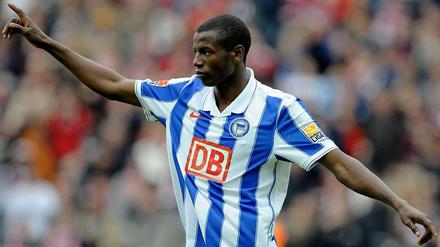 Adrian Ramos möchte Hertha gern verlassen. Noch aber spielt er für die Berliner.