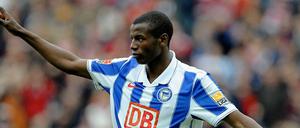 Adrian Ramos möchte Hertha gern verlassen. Noch aber spielt er für die Berliner.