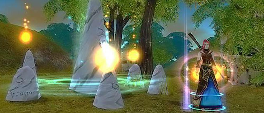Mit dem Rollenspiel "Runes of Magic" macht das Unternehmen drei Viertel seines Umsatzes.