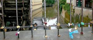 In Prag gibt es den Trend schon länger: Hier ein Foto eines Lesers, aufgenommen auf der Kampa-Insel an Pfingsten 2009.