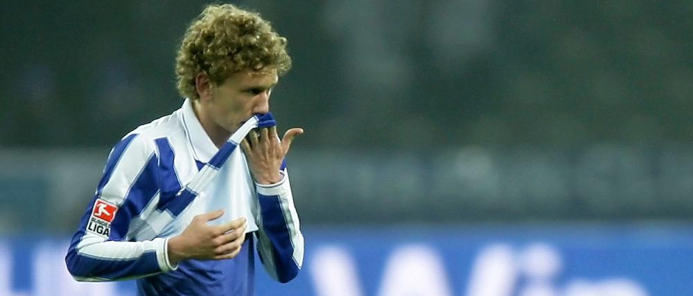 Wieder mal verletzt: Herthas Defensiv-Abräumer Fabian Lustenberger.