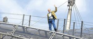 Wackelige Angelegenheit. Willy Bogner und seiner Münchner Bewerbungsgesellschaft droht das Scheitern. Foto: Imago