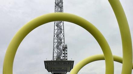 Nicht gerade unbekannt: Die Skulptur "Looping" von Ursula Sax.
