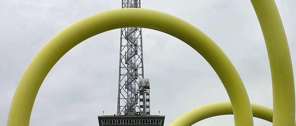Nicht gerade unbekannt: Die Skulptur "Looping" von Ursula Sax.