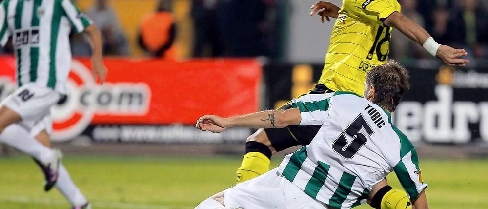 Das Spiel der Dortmunder war nichts für schwache Nerven.