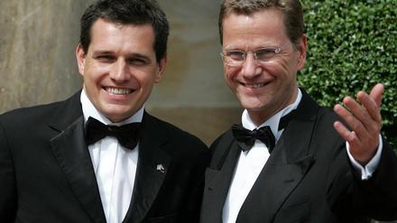 Michael Mronz und Guido Westerwelle (hier bei den Bayreuther Festspielen).