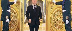 Von Deauville nach Moskau: Russlands Präsident Dmitri Medwedew.