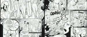 Von Untoten geplagt: Eine Doppelseite aus dem Buch.