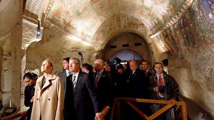 Vorher zuvor besuchten auf ihrer Türkei-Reise sie das Goreme Museum.