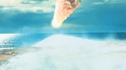 Einschlag aus dem All. Der Film „Deep Impact“ von 1998 – Regie: Mimi Leder – mit Morgan Freeman als US-Präsident schürte die Angst vor einer Kollision der Erde mit einem anderen Himmelskörper. Die Wissenschaftsbranche profitiert von dieser Angst. Foto: Cinetext