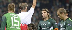 Frings sieht rot und Werder schwarz.