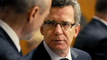Bundesinnenminister Thomas de Maiziere.