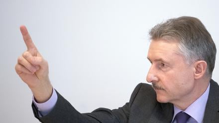 Karl-Heinz Schröter (SPD),  von 2014 bis 2019 Innenminister in Brandenburg. 