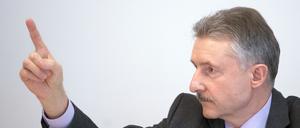 Karl-Heinz Schröter (SPD),  von 2014 bis 2019 Innenminister in Brandenburg. 