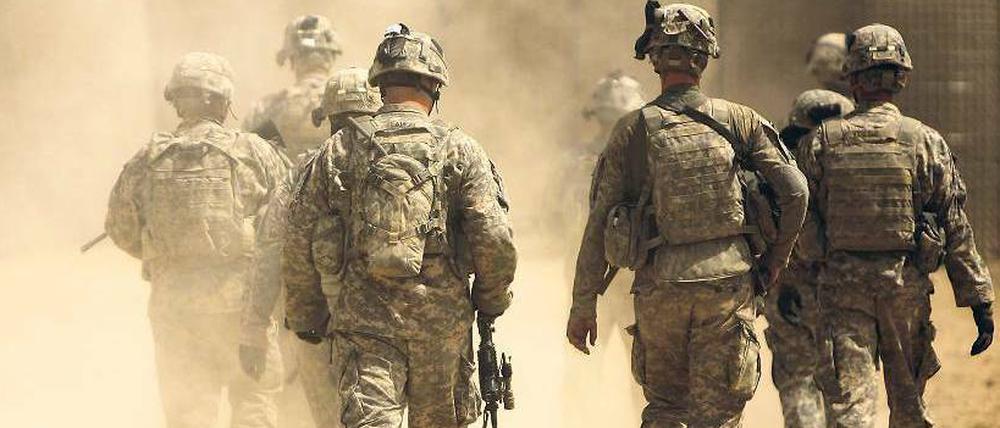 Vor dem Abmarsch? Die USA wollen bis 2014 ihre Kampftruppen aus Afghanistan abziehen.
