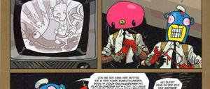 Drama, Slasher, Krimi: Eine Seite aus dem Buch.