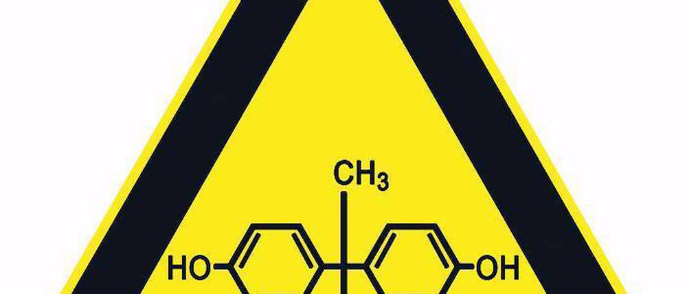 Gefährliche Formel. In Dänemark ist Bisphenol A in Produkten, die Kontakt mit Kindernahrung haben, verboten.