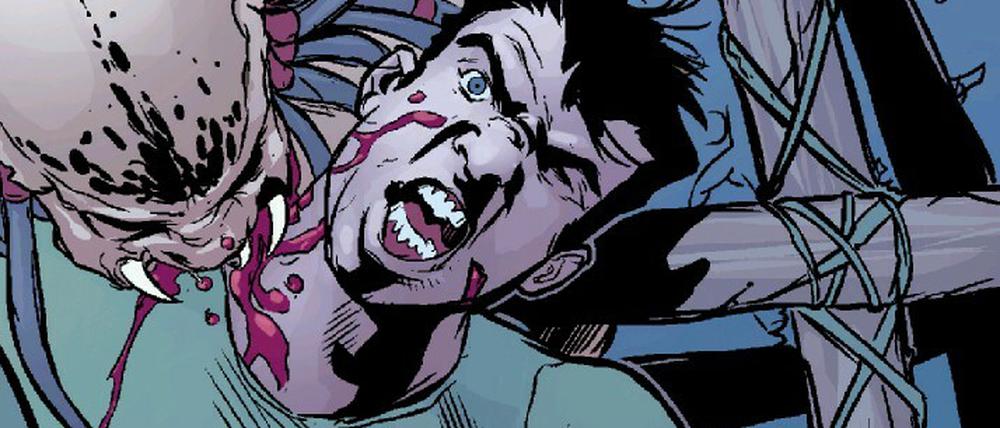 Liebe auf den zweiten Biss. Eine Szene aus dem Predators-Comic.