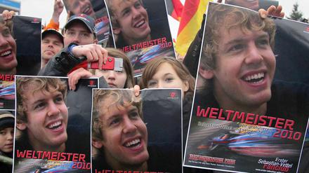 Nächste Station für Sebastian Vettels Feiermarathon wird Berlin.