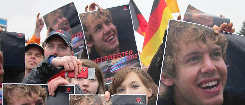 Nächste Station für Sebastian Vettels Feiermarathon wird Berlin.