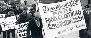 Weltwirtschaftskrise 1929. Die Kapitalismuskritik führte damals in Deutschland auch zu Antisemitismus, sagt Kocka.Foto: akg