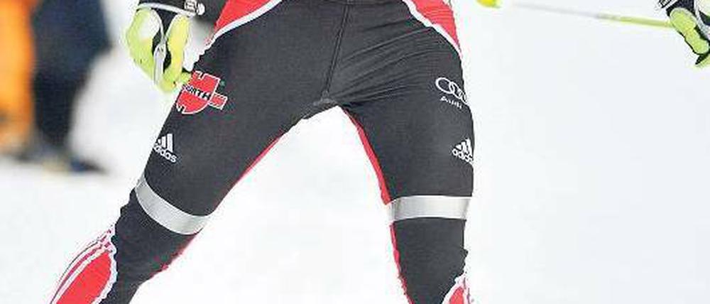 Warmlaufen für Oslo. Auf den Langläufer Tobias Angerer warten in dieser Saison mit der Tour de Ski und der WM in Norwegen zwei Höhepunkte. Foto: dpa