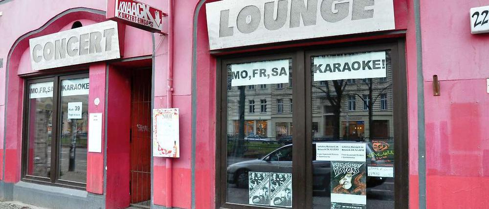 Knaack Klub vor der Schließung. Der Countdown läuft.
