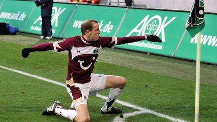 Lange verletzt und außer Form, heute der Matchwinner für Hannover: Jan Schlaudraff
